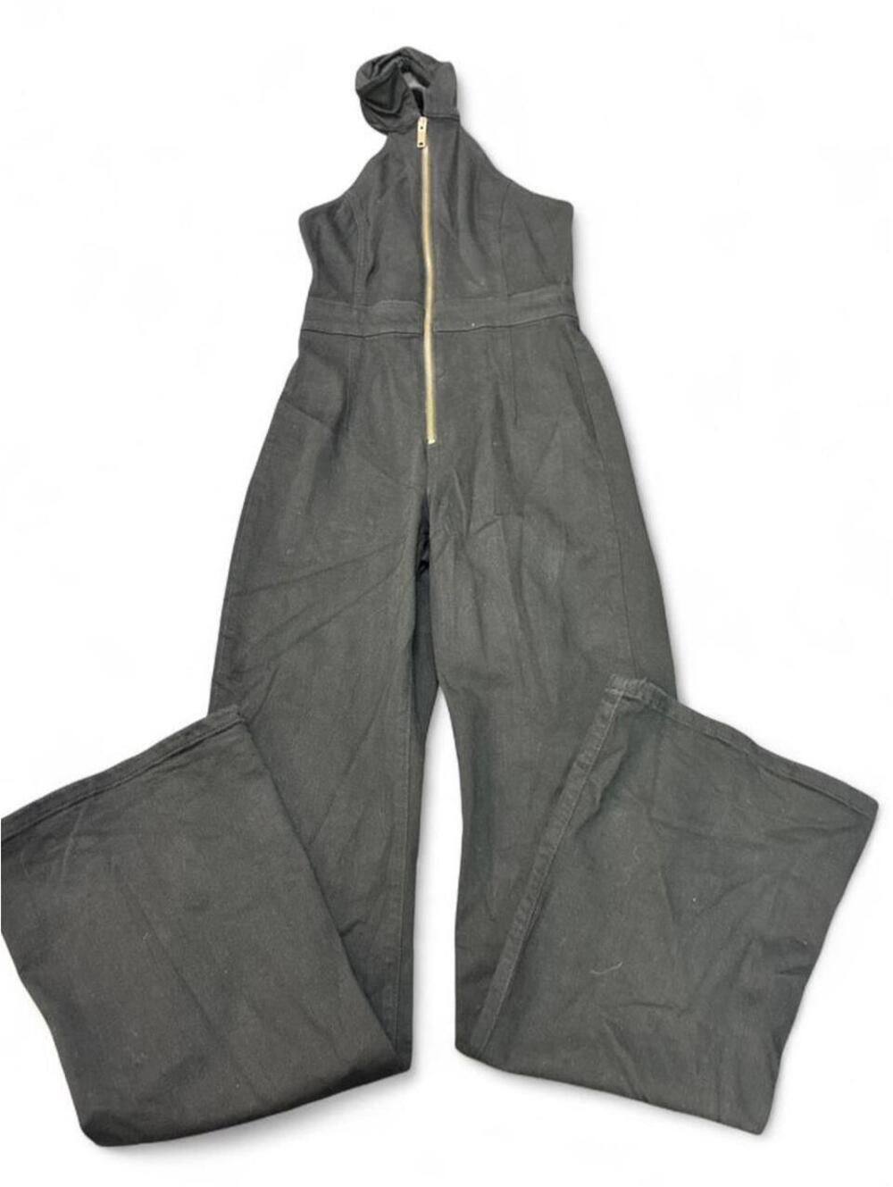 Reiss Women's Black and Grey Jumpsuit
